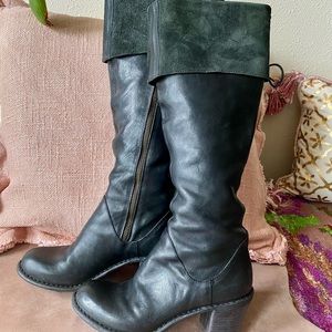 Fiorentini + Baker Black Lace Up Size 37 Great Condition